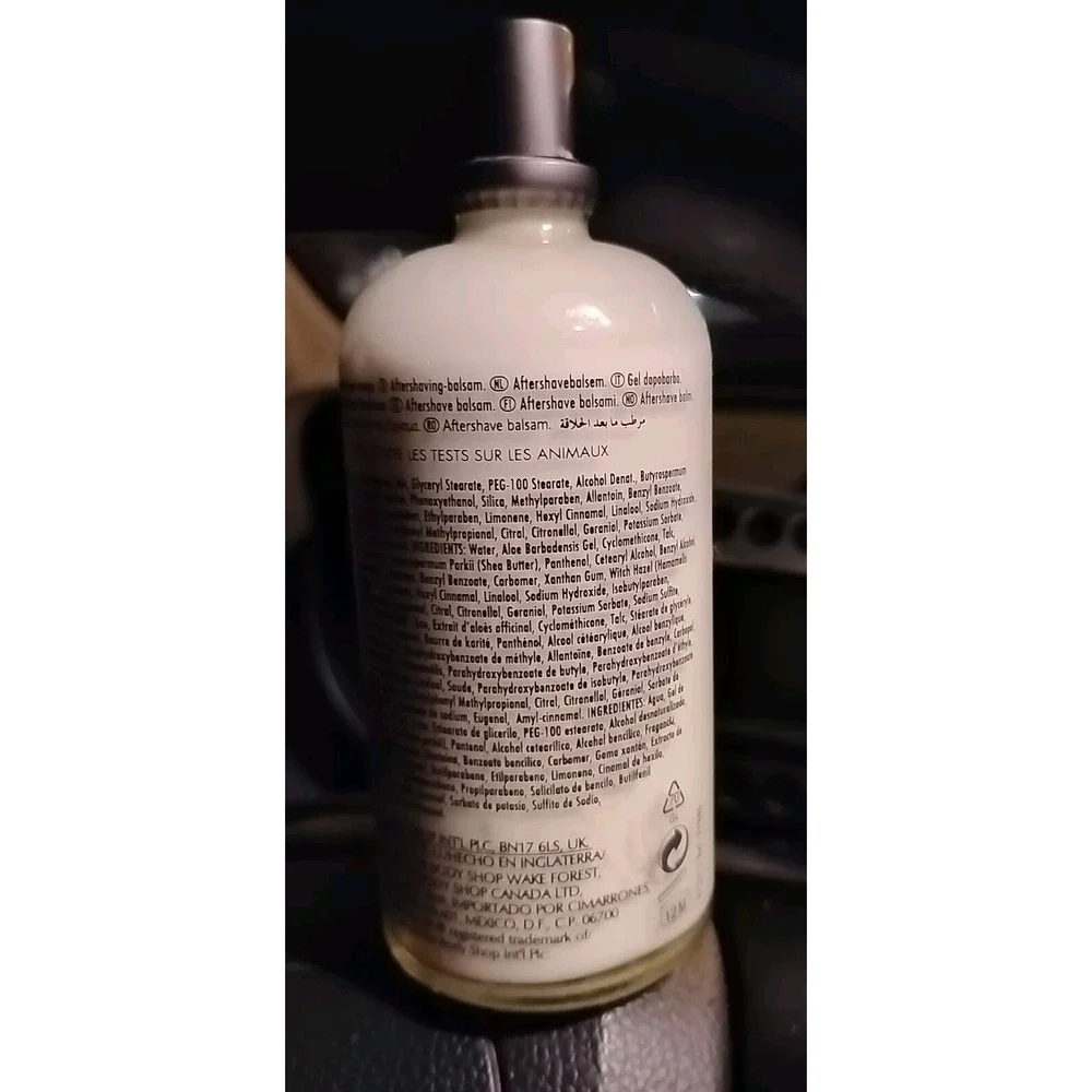 The Body Shop-Of A Man Aftershave Balm Baume Apres-Rasage 3.3 oz New Rare Discon